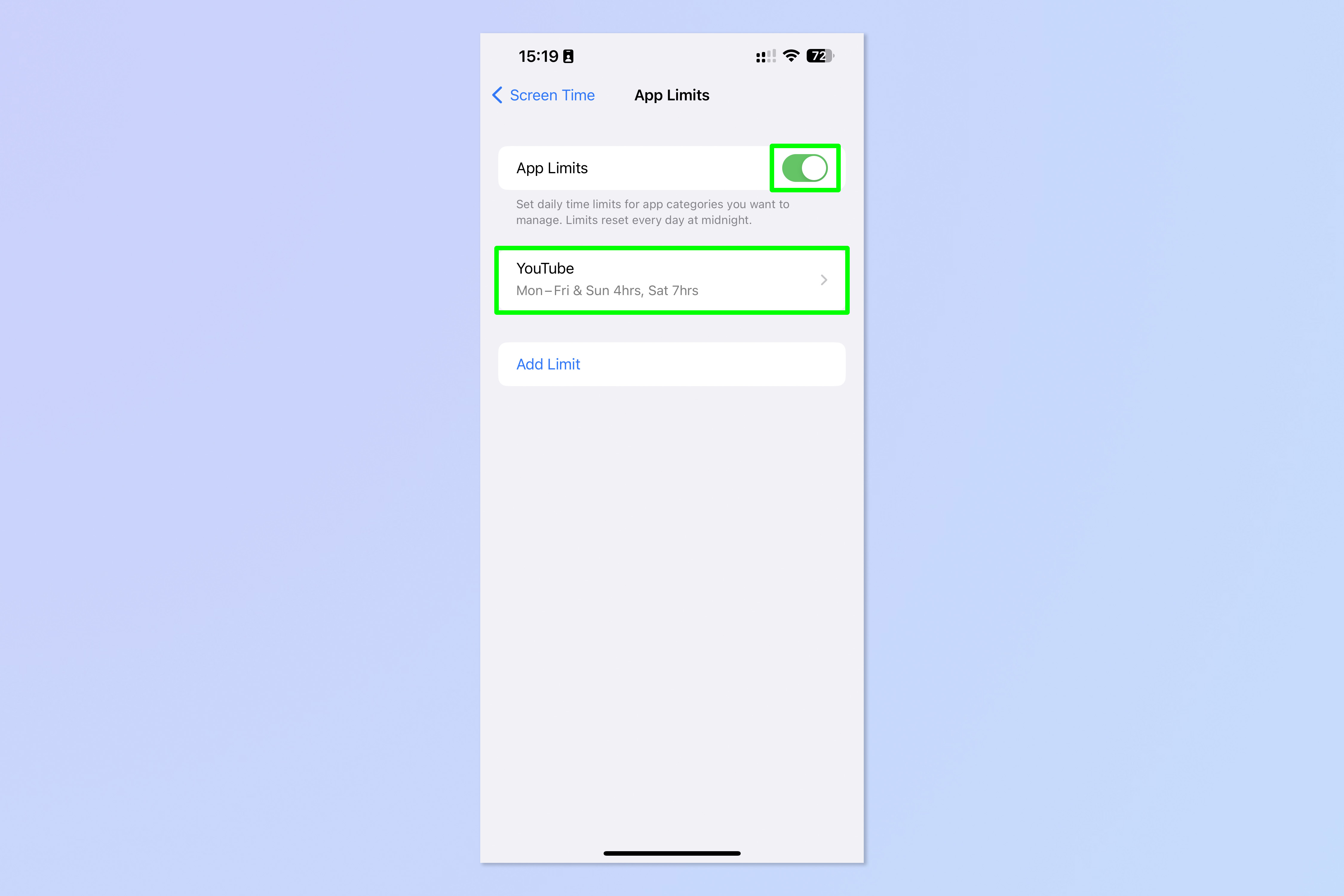 So legen Sie App-Limits auf dem iPhone mithilfe der Bildschirmzeit fest