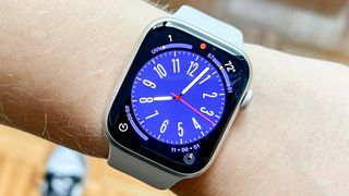 Apple Watch Series 8 shown on wrist