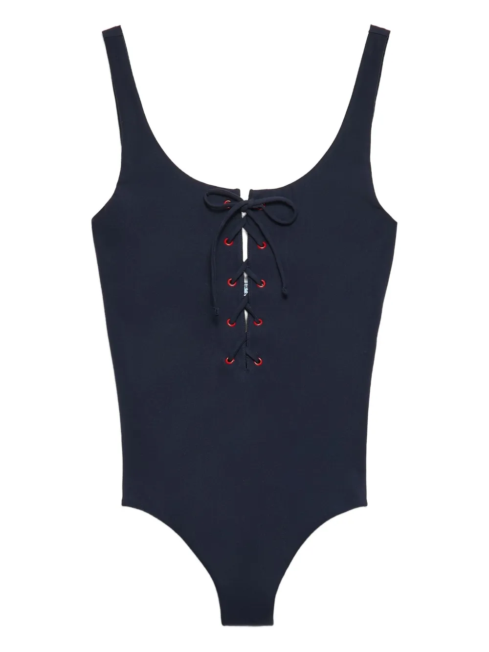 Prada Lace-Up Swimsuit | Xs
