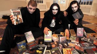 Cradle Of Filth with some video nasties