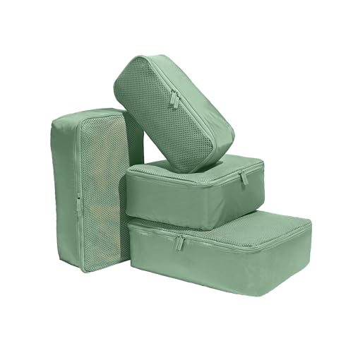 Away Insider Packing Cubes Set of 4 &ndash; Lightweight Travel Organizers for Luggage, Suitcases &amp; Carry-On Bags, Sea Green