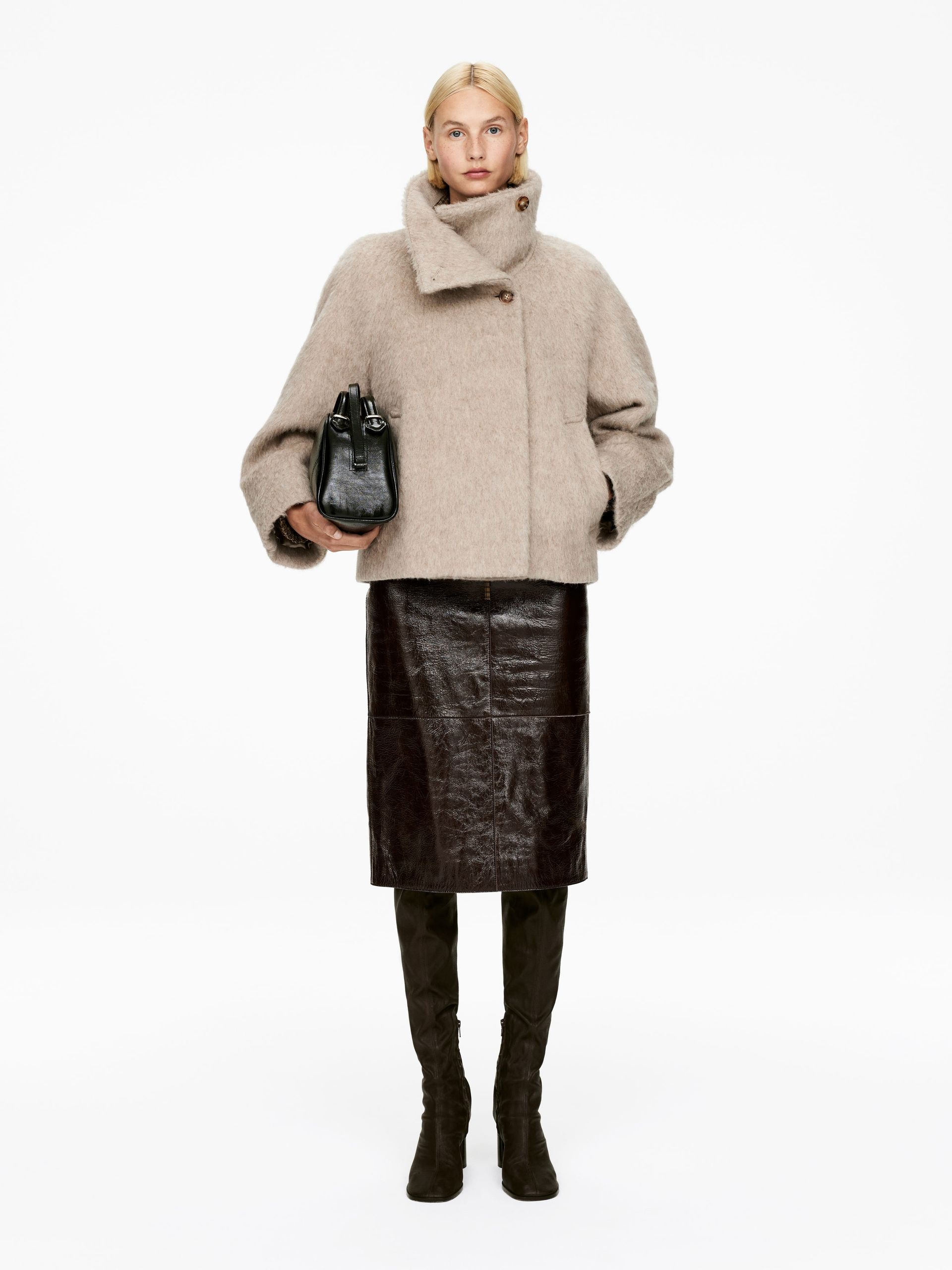Wool-Alpaca Blend Jacket – Mole – Women – Arket Gb