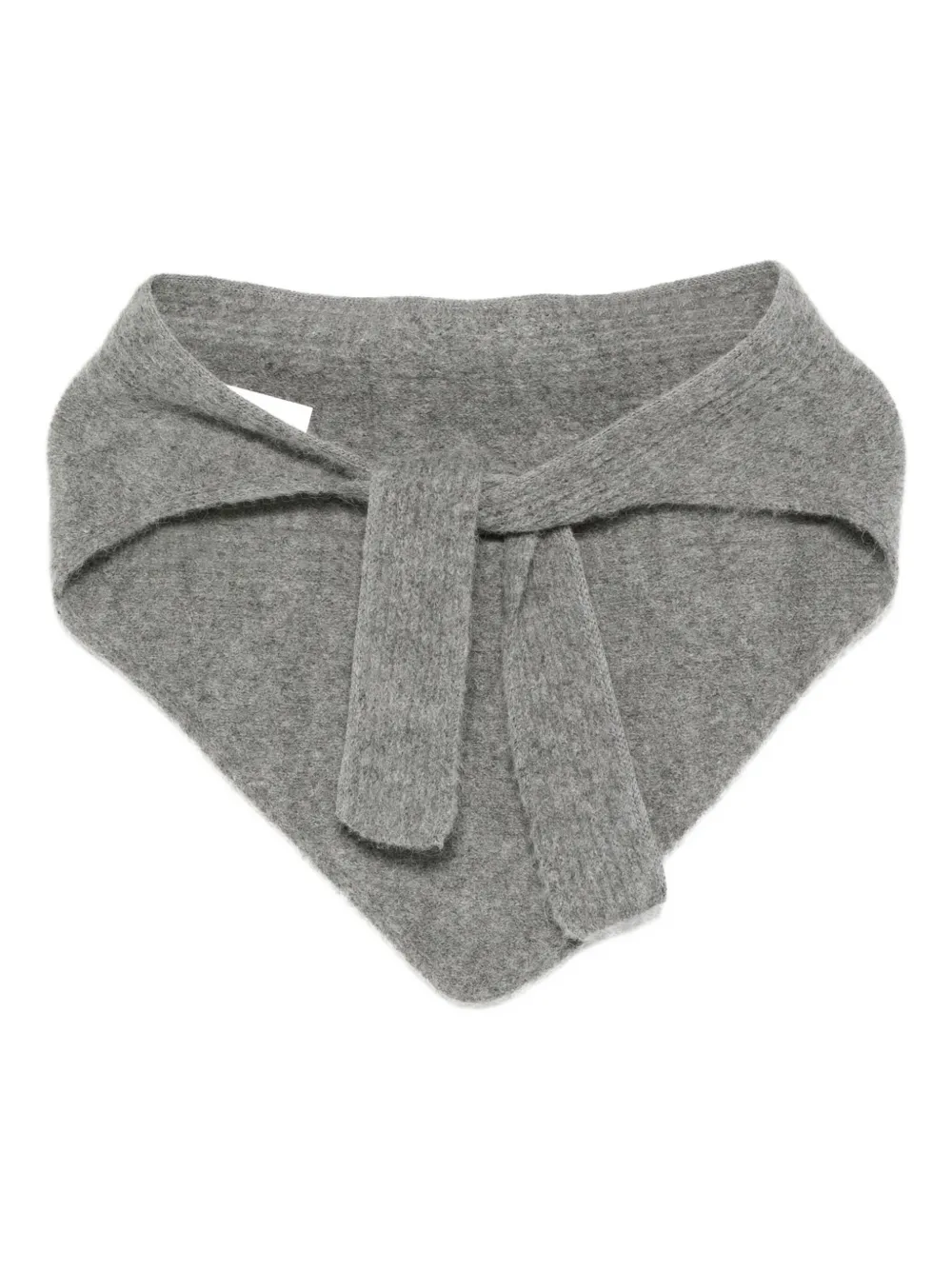 Jacquemus Triangle-Shape Ribbed Scarf | One Size