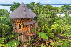 A tree house at the Nayara Bocas Del Toro hotel in Panama