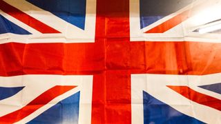 Union Jack flag displayed in the window of a bookstore in Clermont Ferrand France on November 8 2024. (Photo by Romain Costaseca / Hans Lucas / Hans Lucas via AFP) (Photo by ROMAIN COSTASECA/Hans Lucas/AFP via Getty Images)