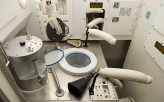 space toilet, iss toilet