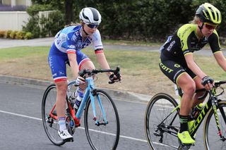 Lauren Kitchen in FDJ colours for just the second time