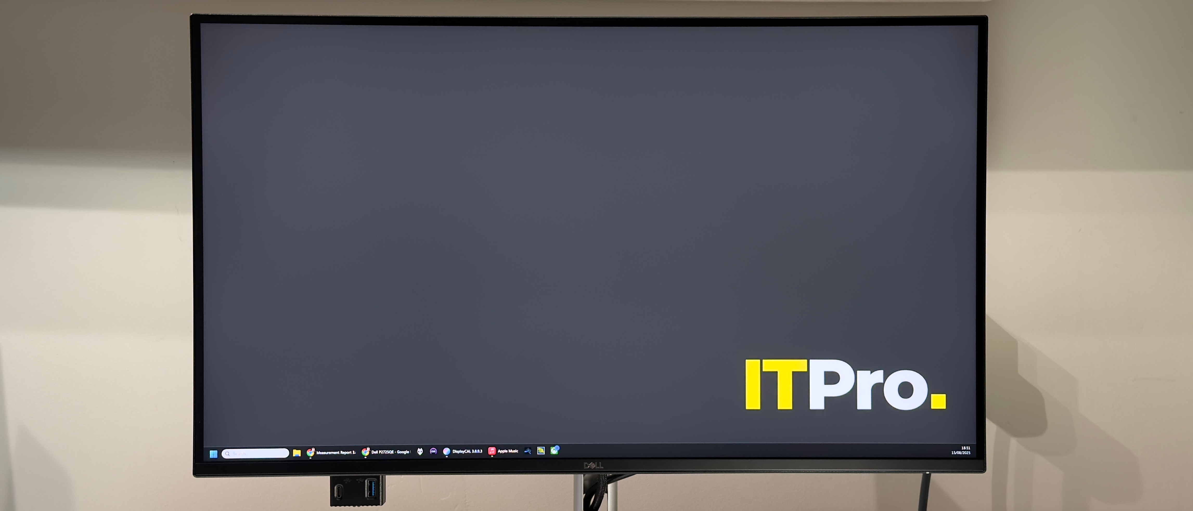 The Dell Pro 27 Plus on a desk