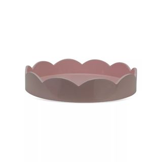 Scalloped Lacquer Tray