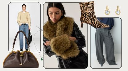 Looks and products from COS, Jimmy Choo, Free People, TU, ASOS, 886 Royal Mint