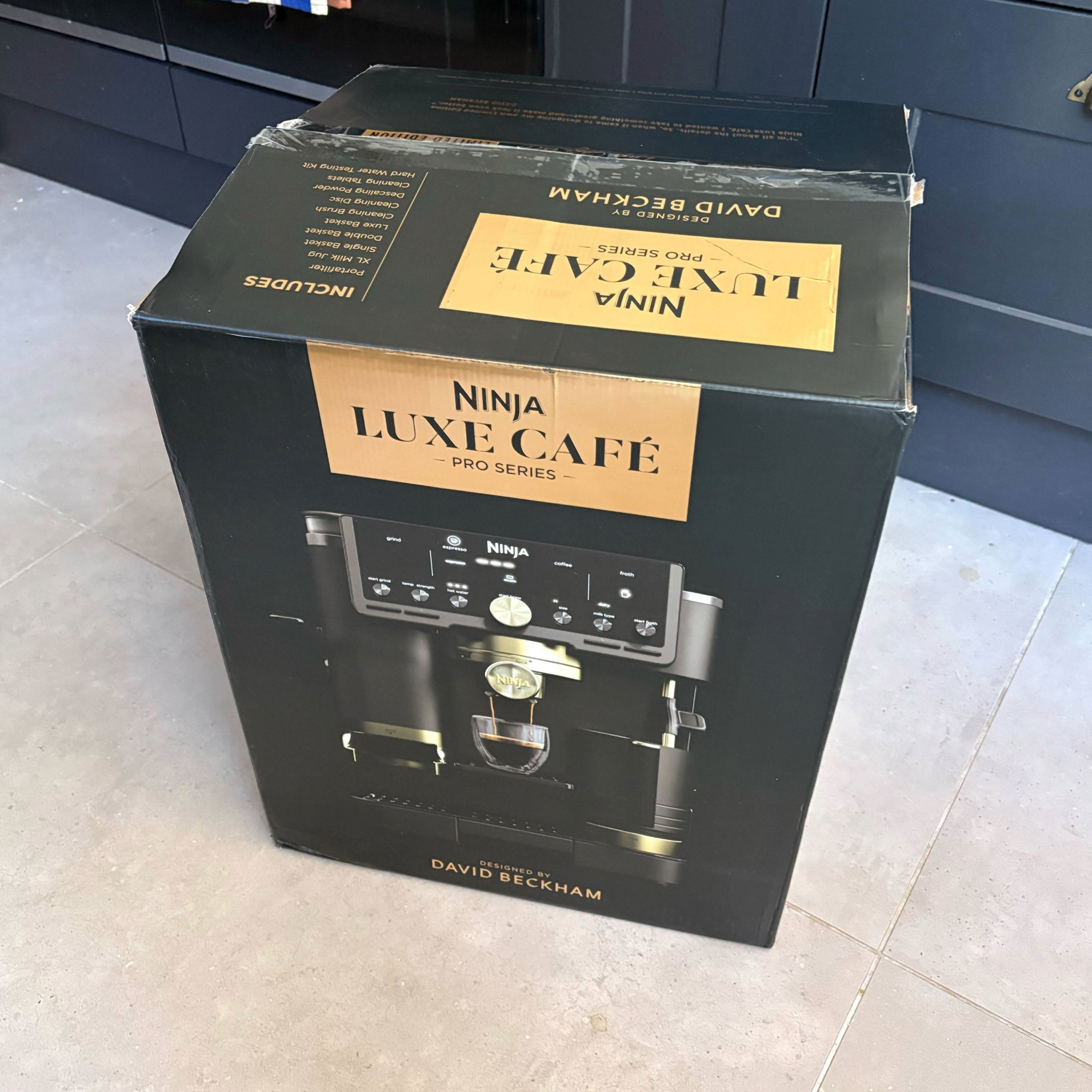 Trying David Beckham's Ninja coffee machine at home