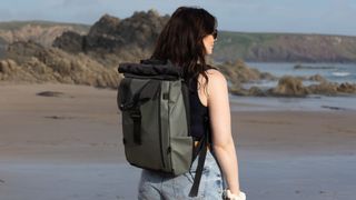 WANDRD PRVKE Lite being worn at a beach