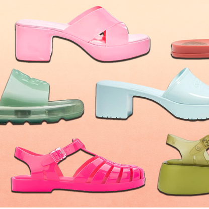 best jelly sandals by Coach, Melissa, Tory Burch, Coach, Sam Edelman