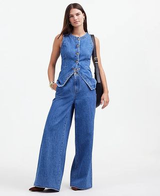 madewell, Wide Sweep Denim Trousers