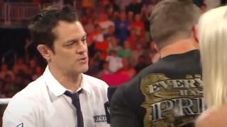 Johnny Knoxville on Monday Night Raw