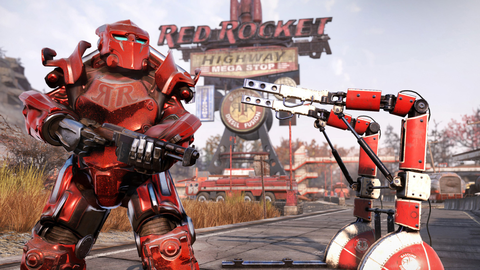 Fallout 4 power armor red фото 117