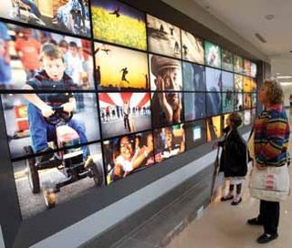 Artful Video Wall Transforms University of Kentucky Health Care Center