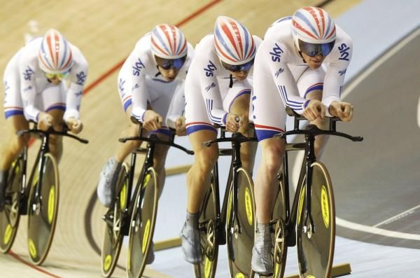 The British team took to the race as gold medal favourites, but had to settle for second.