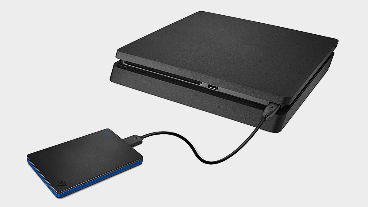 This 2TB external hard drive matches your PS4, and it's 25% off for Black Friday