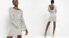 River Island Silver Sequin Dress