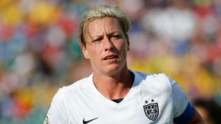 Abby Wambach on the pitch