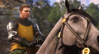 Henry on horseback