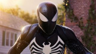 The Venom parasite transforms Spider-Man