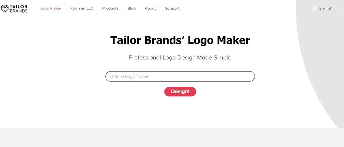 Tailor Brands&#039; Logo Maker Review Hero