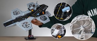 Lego The Avengers Helicarrier (76295) review: &ldquo;Avengers, assemble! Then apply stickers, stickers, and more stickers..."