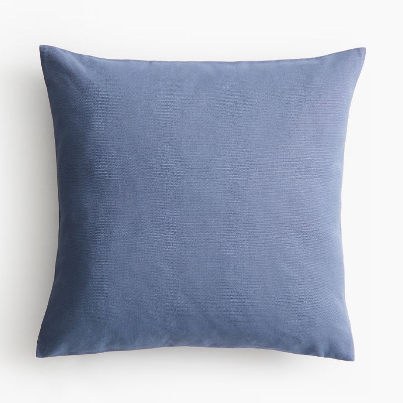 blue cushion cover