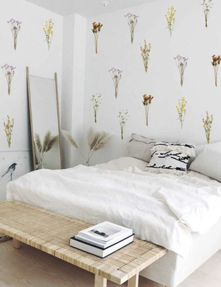 SheIn Floral Print Wall Sticker 24 bunch