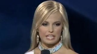 Miss Teen South Carolina giving her infamous interview answer