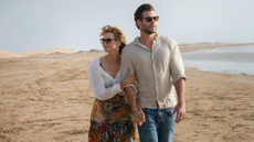 Laura Dern and Liam Hemsworth in Lonely Planet.