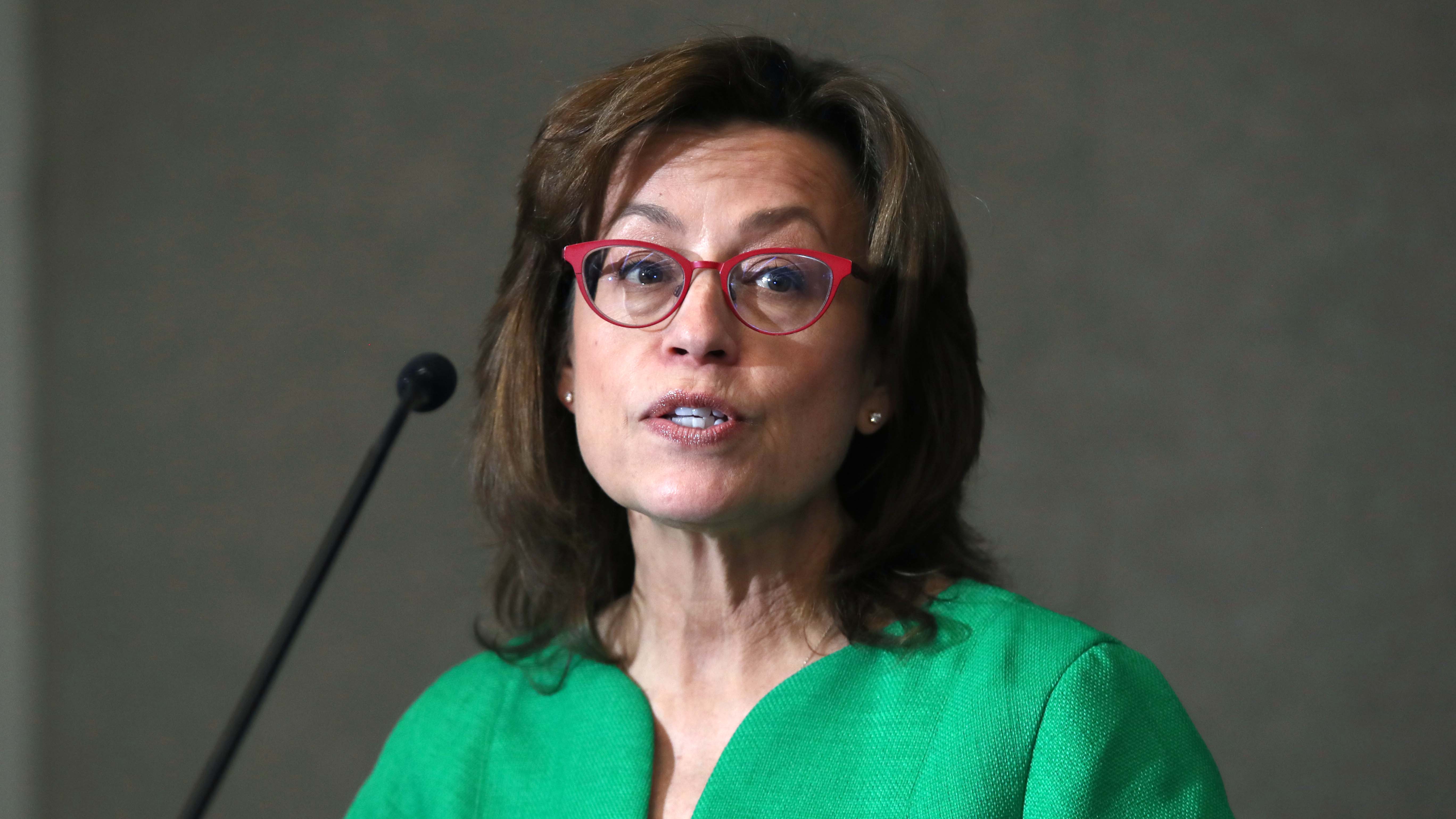 Democratic FCC Commissioner Anna Gomez at 2026 NAB Show