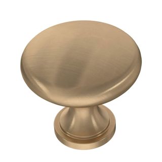 Franklin Brass Mushroom (10-Pack) Cabinet Knobs Champagne Bronze Drawer Knobs Kitchen Cabinet Knobs for Dresser Drawers Pulls and Knobs 1-3/16