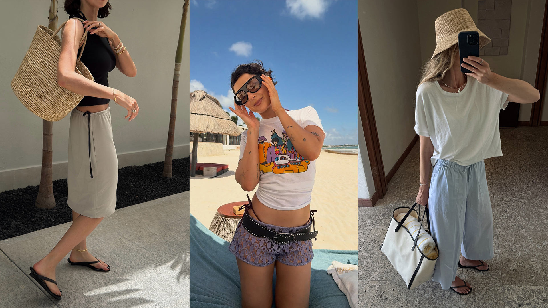 women wearing vacation outfits