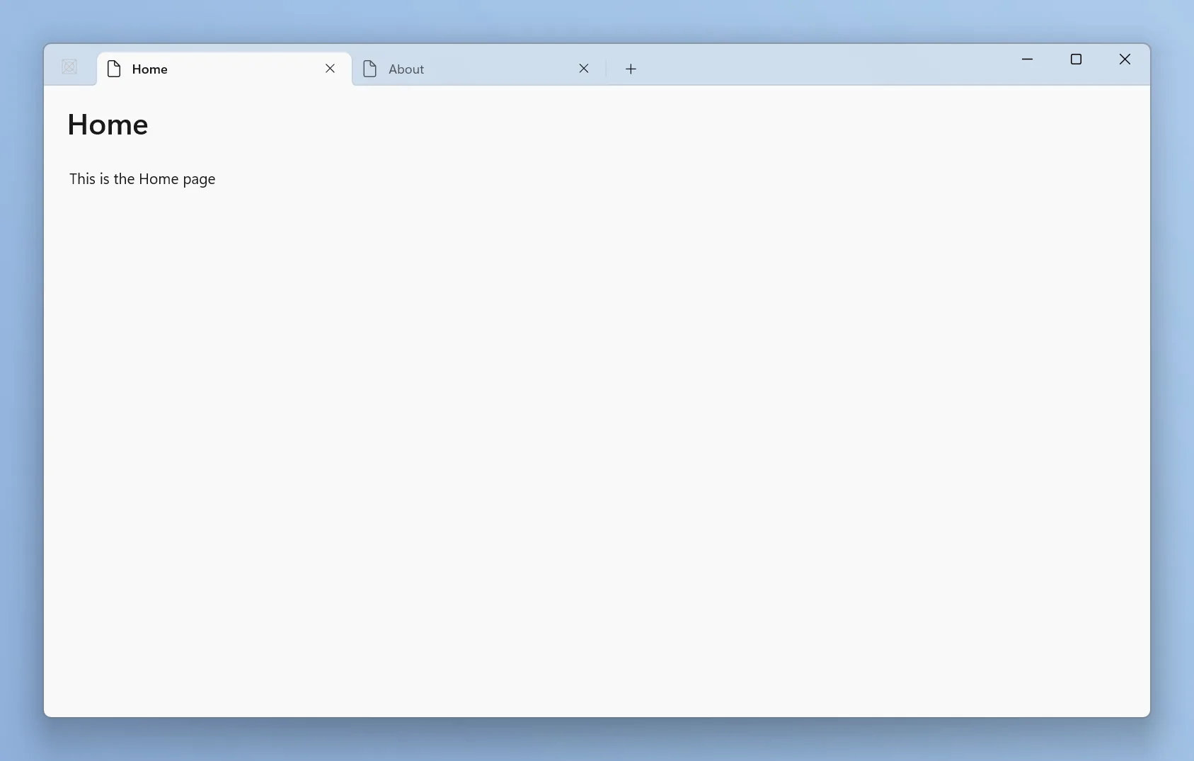 TabView template for WinUI agent