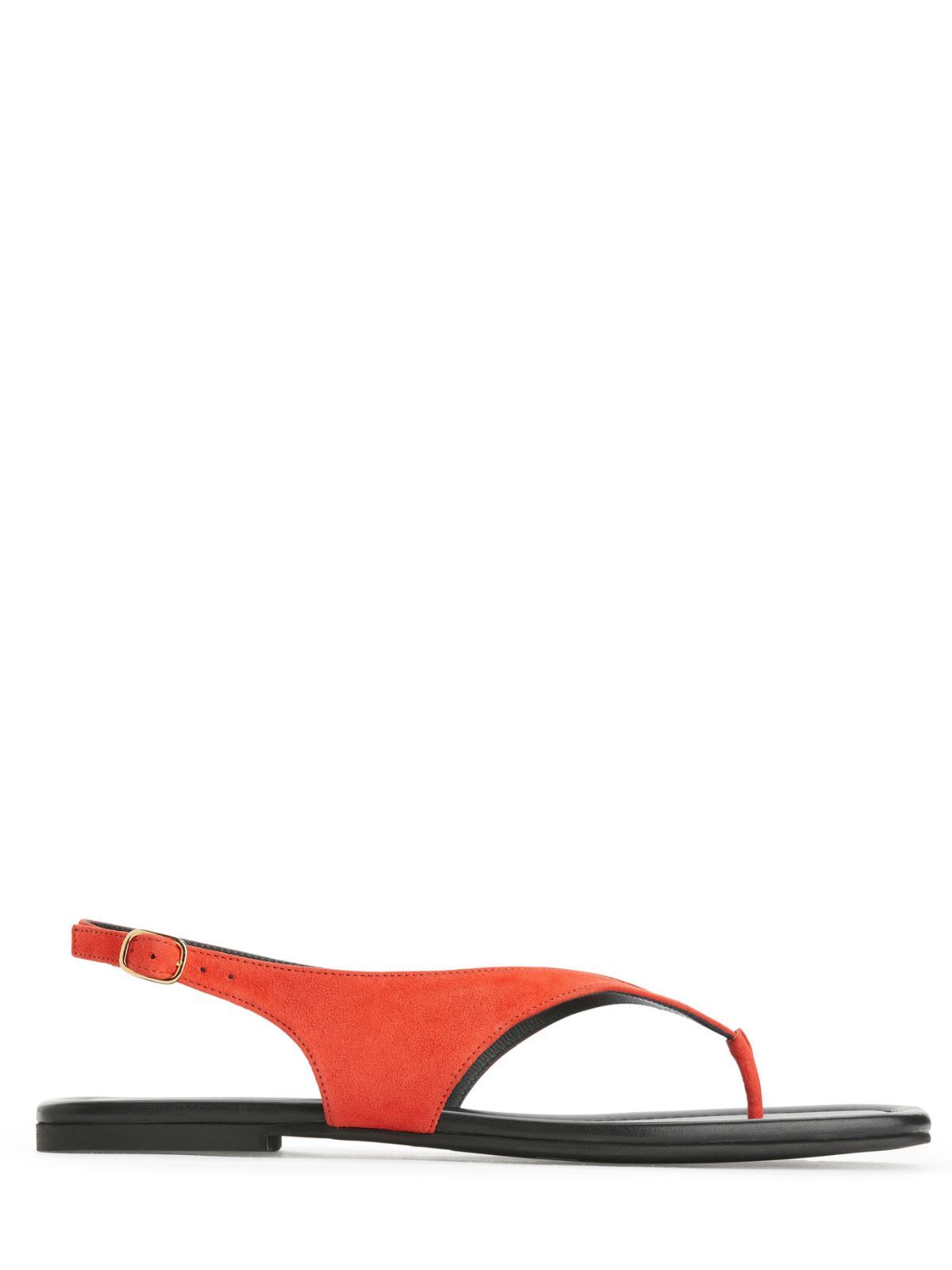 ARKET Suede Thong Sandals