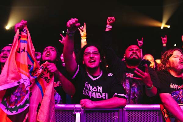 Iron Maiden onstage