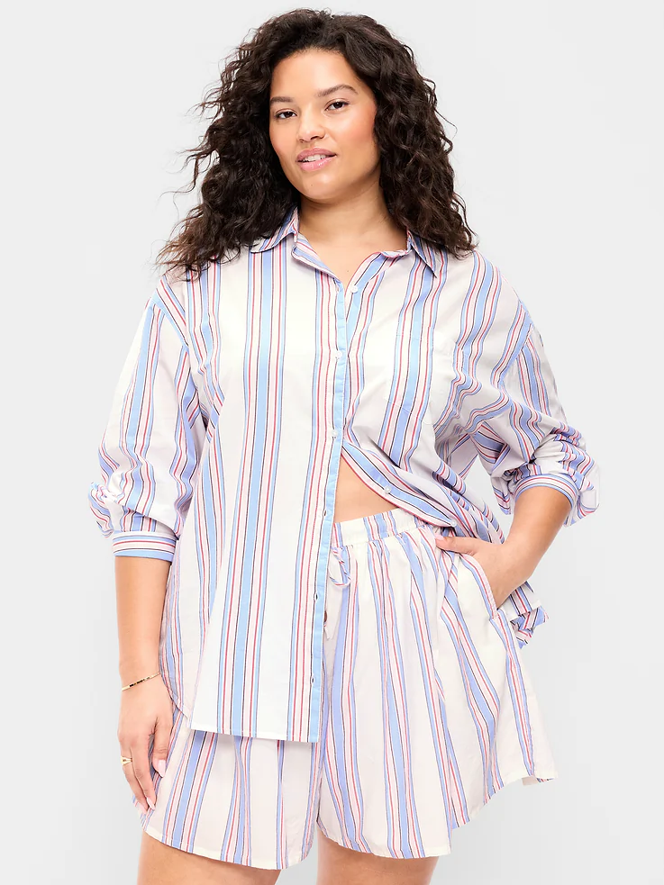 Old Navy Oversized Button-Down Boyfriend Shirt