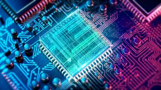 Illustration of Quantum Chip