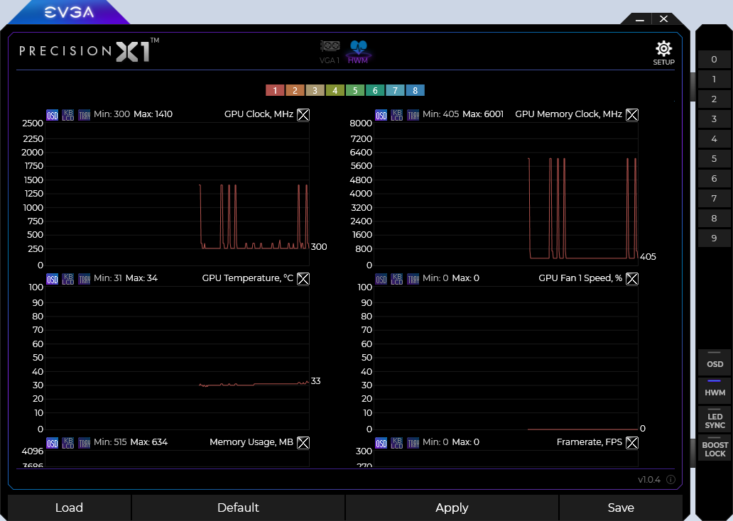 evga precision x overclocking safe