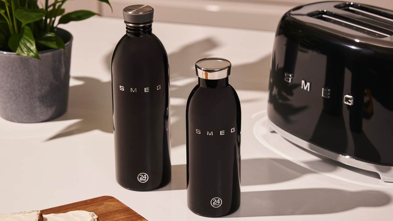 Smeg teams up with 24Bottles on stylish, eco-conscious water bottles