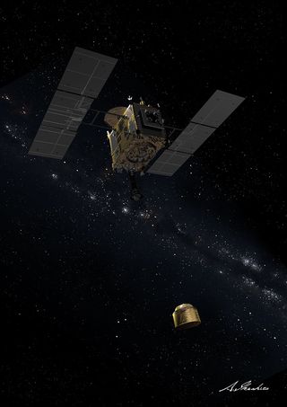 JAXA Hayabusa 2 Asteroid Mission Art