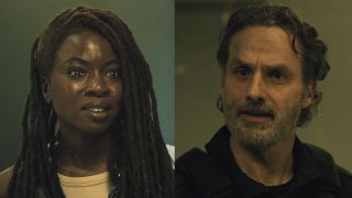 Rick and Michonne in The Walking Dead: The Ones Who Live