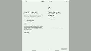 Android Smart Unlock beta feature that allows wearables to unlock devices