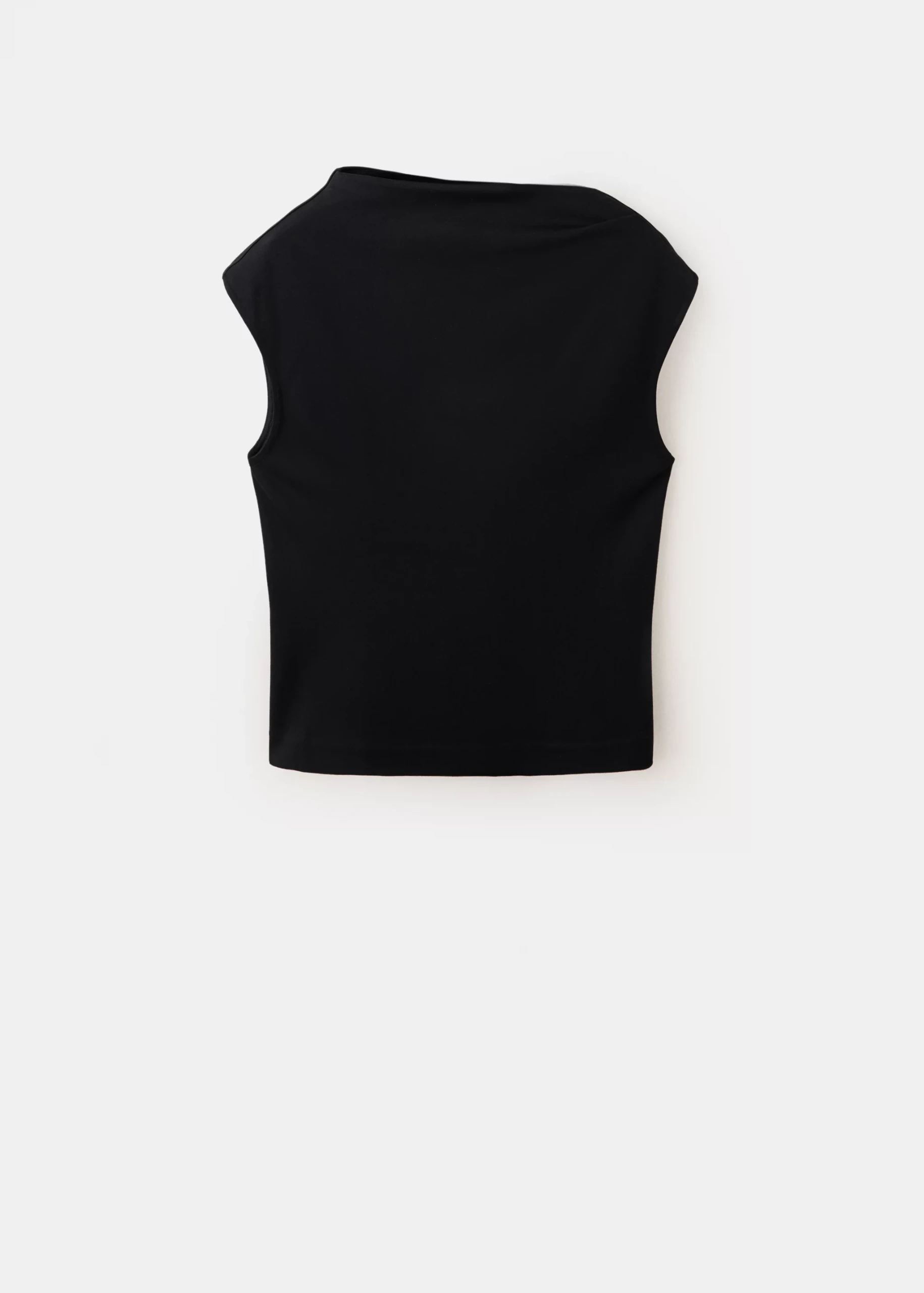 Asymmetrical Draped Top - Women | Mango Usa