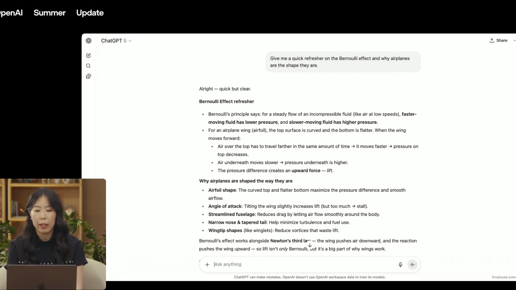 OpenAI GPT-5 Demo