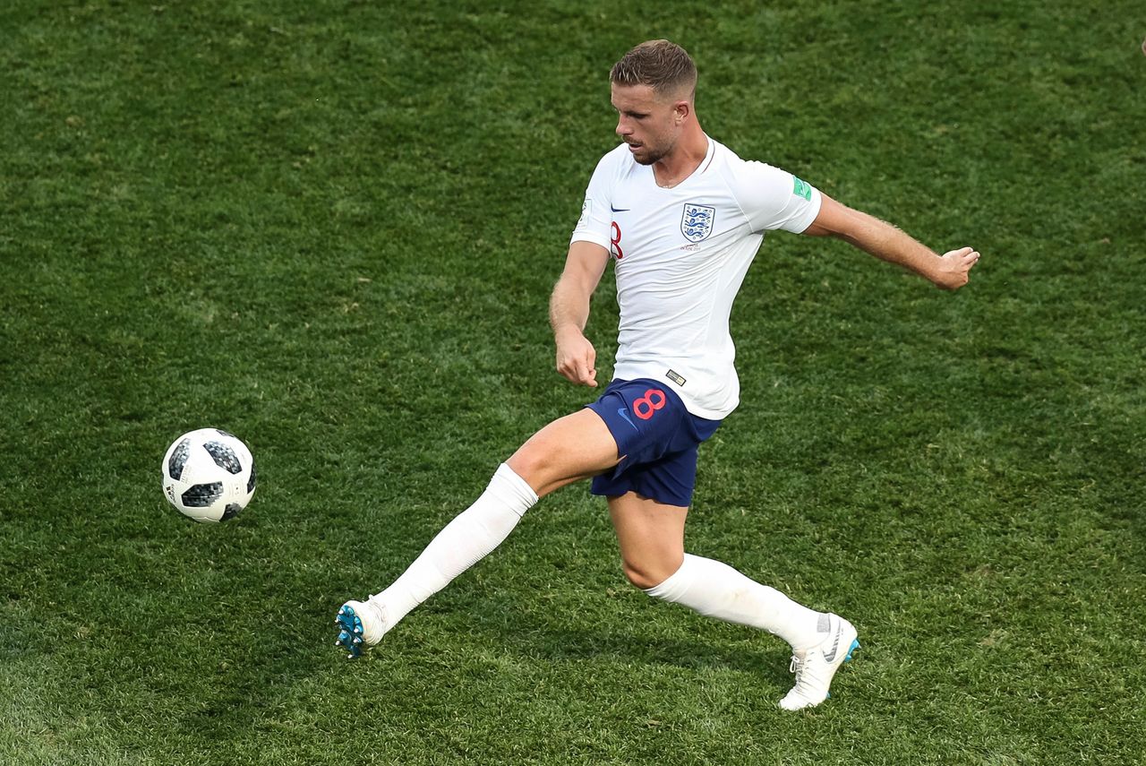 Jordan Henderson in action for England against Panama at the 2018 World Cup