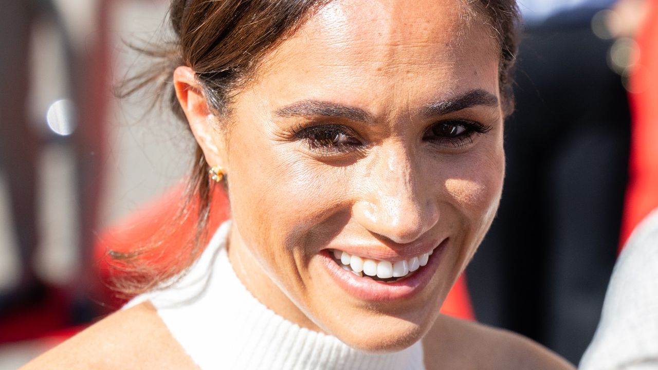 Closeup of Meghan Markle